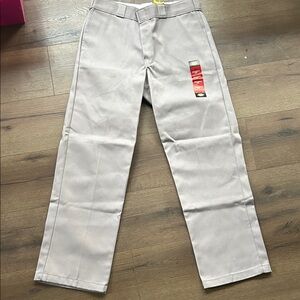 Dickies Men's Light Gray Chinos nwt !! 34x30